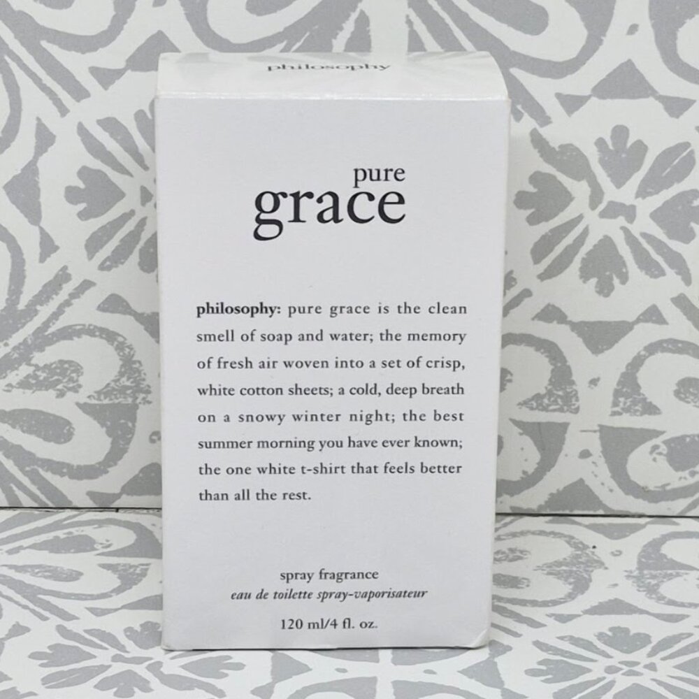 Philosophy Pure Grace Women's Eau de Toilette Spray Fragrance 4 oz, NIB
